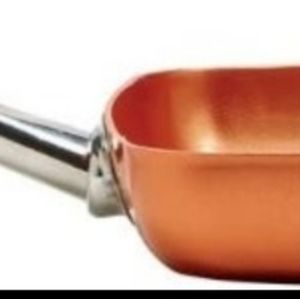 Copper Chef 9.5"  Square Frying Pan Skillet Ceramic